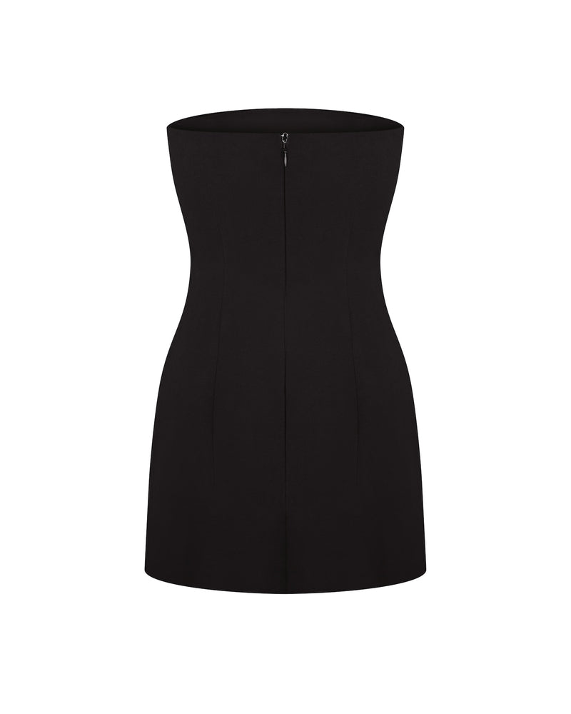 Bow-Detailed Mini Dress