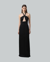 Embellished Cutout Maxi Dress